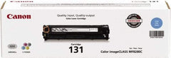 Canon - Cyan Toner Cartridge - Use with Canon imageCLASS LBP7110Cw, MF8280Cw - USA Tool & Supply