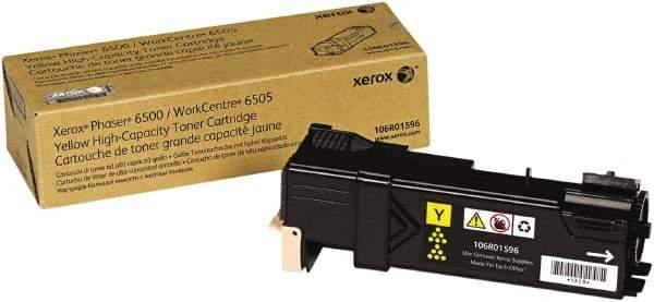 Xerox - Yellow Toner Cartridge - Use with Xerox Phaser 6500, WorkCentre 6505 - USA Tool & Supply