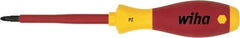 Wiha - #3 Point, 150mm Blade Length Posidrive Screwdriver - 324mm OAL - USA Tool & Supply