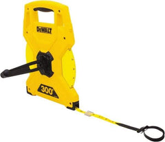 DeWALT - 300' x 3/4" Tape Measure - 1/8" Graduation, Inch Graduation Style - USA Tool & Supply