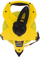 Stanley - 200' x 1/2" Tape Measure - 1/16" Graduation, Inch & Metric Graduation Style - USA Tool & Supply