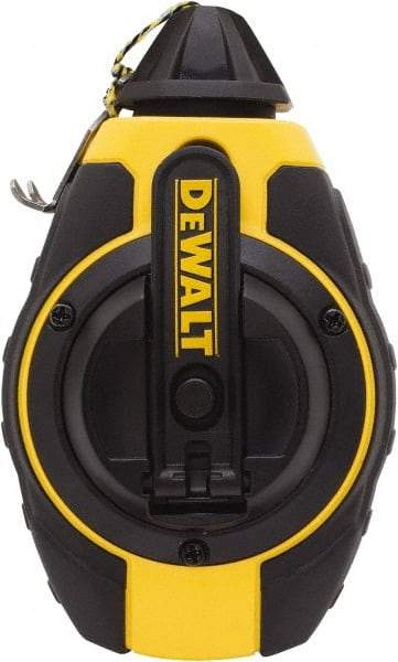 DeWALT - 100' Long Chalk Reel - Yellow & Black - USA Tool & Supply