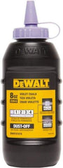 DeWALT - 8 oz Container Chalk Refill - Violet - USA Tool & Supply