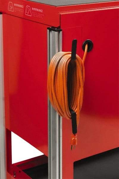 Proto - Tool Box Plastic Cord Wrap - 19-1/2" Wide x 11-1/2" Deep x 7" High, Black, For JUC3743-3SG, JUC1834-SG-LK, JUC1834-5SG-SC - USA Tool & Supply