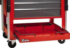 Proto - Tool Box Plastic Utility Cart Pull Out Tray - 31-1/4" Wide x 20" Deep x 3-1/4" High, Black, For JUC3743-3SG, JUC1834-SG-LK, JUC1834-5SG-SC - USA Tool & Supply