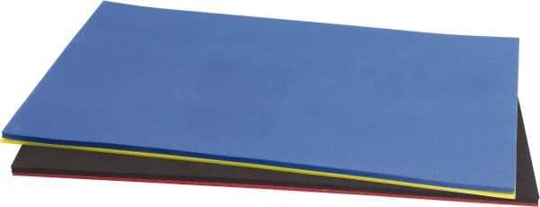 Proto - Tool Box Foam Foam Kit - 26-1/4" Wide x 39" Deep x 3/4" High, Black/Red, For All Tool Storage - USA Tool & Supply