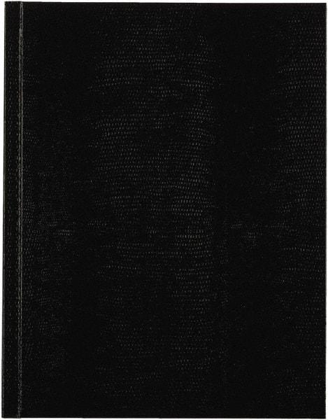 Blueline - 150 Sheet, 5 x 8", College Ruled Executive Notebook - Black - USA Tool & Supply