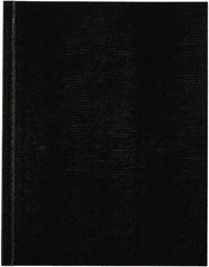 Blueline - 150 Sheet, 5 x 8", College Ruled Executive Notebook - Black - USA Tool & Supply