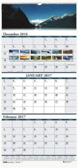 House of Doolittle - 12 Sheet, 9-1/4 x 11-7/8", Wall Calendar - USA Tool & Supply