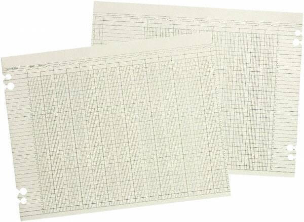 Wilson Jones - 100 Sheet, 11 x 17", Accounting Sheets - Green - USA Tool & Supply