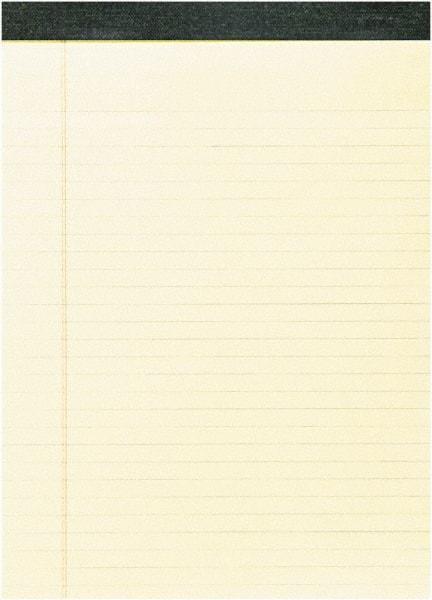 Roaring Spring - 40 Sheet, 5 x 8", Legal (Style) Legal Pad - Canary - USA Tool & Supply