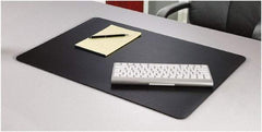 Artistic - 36" x 24" Black Desk Pad - Use with Desk - USA Tool & Supply