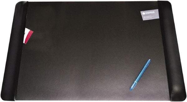 Artistic - 36" x 20" Black Desk Pad - Use with Desk - USA Tool & Supply