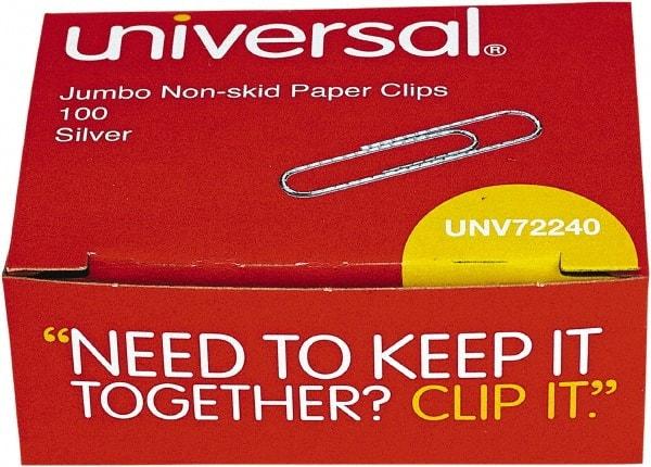 UNIVERSAL - 1-3/4" Wide Jumbo Binder Clip - Silver - USA Tool & Supply