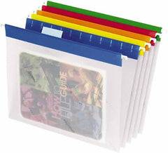 Pendaflex - 8-1/2 x 11", Letter Size, Assorted Colors, Hanging File Folder - 1/5 Tab Cut Location - USA Tool & Supply