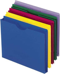 Pendaflex - 8-1/2 x 11", Letter Size, Assorted Colors, Expansion Folders - USA Tool & Supply