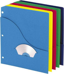 Pendaflex - 8-1/2 x 11", Letter Size, Assorted Colors, Project Folder - 11 Point Stock - USA Tool & Supply