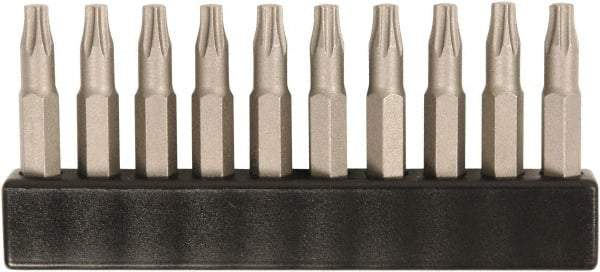 Wiha - 4mm Drive T15 Torx Screwdriver Bit - 28mm OAL - USA Tool & Supply