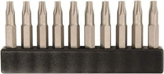 Wiha - 4mm Drive T15 Torx Screwdriver Bit - 28mm OAL - USA Tool & Supply
