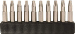 Wiha - 1/4" Drive T4 Torx Screwdriver Bit - 28mm OAL - USA Tool & Supply