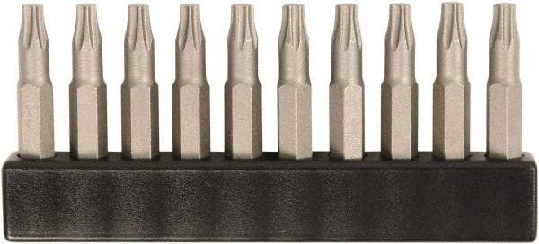Wiha - 1/4" Drive T2 Torx Screwdriver Bit - 28mm OAL - USA Tool & Supply