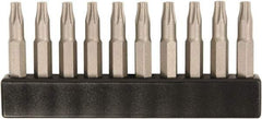 Wiha - 1/4" Drive T2 Torx Screwdriver Bit - 28mm OAL - USA Tool & Supply