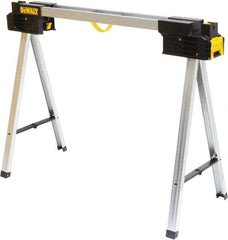 DeWALT - Ladder Folding Sawhorse - Black/Silver, Use with Lumber - USA Tool & Supply