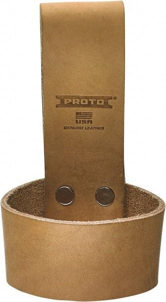 Proto - 1 Pocket Holster - Leather, Tan, 2-3/4" Wide x 2-11/16" High - USA Tool & Supply