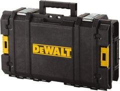 DeWALT - 1 Piece, Black Suitcase - 13-1/4" Deep x 6-1/4" High x 21-3/4" Wide, Storage Pockets, (4) Deep Large Cups - USA Tool & Supply