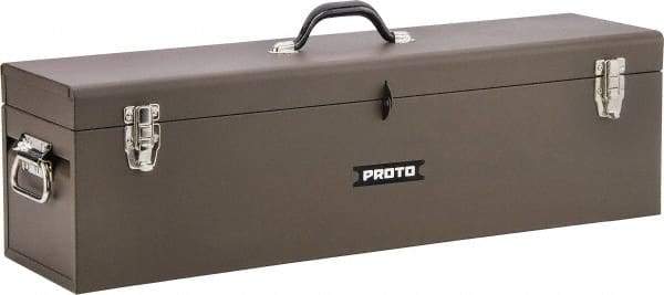 Proto - Carpenter's Tool Box - 32" Wide x 8-1/2" Deep x 9-1/2" High, Steel, Brown - USA Tool & Supply