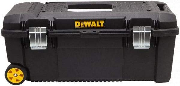 DeWALT - Tool Box - 28-1/2" Wide x 12-1/2" Deep x 12" High, Plastic, Black - USA Tool & Supply