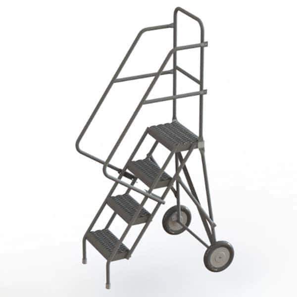 TRI-ARC - Rolling & Wall Mounted Ladders & Platforms Type: Rolling Style: Rolling Platform Ladder - USA Tool & Supply