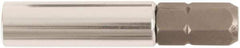 Wiha - 1/4" Insert, Hex Drive Bit Adapter - 1-1/2" OAL - USA Tool & Supply