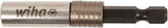 Wiha - 1/4" Insert, Hex Drive Bit Adapter - Quick Release, 1-1/2" OAL - USA Tool & Supply