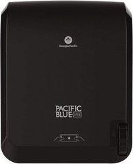 Georgia Pacific - Manual, Plastic Paper Towel Dispenser - 16" High x 12.9" Wide x 9" Deep, 1 Roll 8", Black - USA Tool & Supply