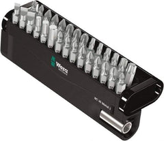 Wera - Posidriv Bit Set - 1/4" Drive - USA Tool & Supply