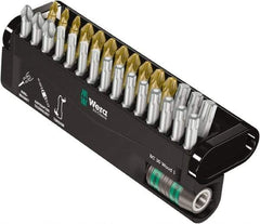 Wera - Posidriv Bit Set - 1/4" Drive - USA Tool & Supply