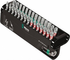 Wera - Posidriv Bit Set - 1/4" Drive - USA Tool & Supply