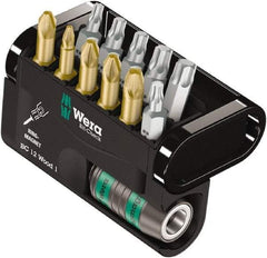 Wera - Posidriv Bit Set - 1/4" Drive - USA Tool & Supply