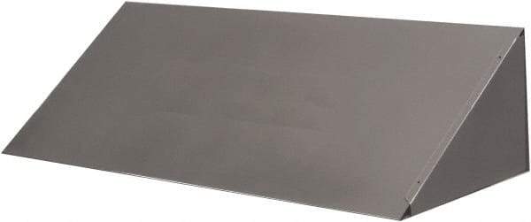 Durham - 33-3/4" Wide x 8-5/8" High, Gray Bin Cover - Use with 12" Deep Bins - USA Tool & Supply
