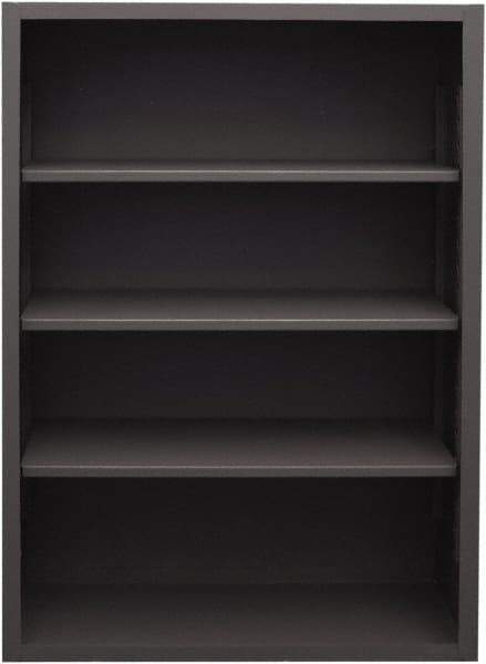 Durham - 3 Shelves, 3,600 Lb Capacity, Closed Shelving System - 48" Wide x 24" Deep x 60" High, Gray - USA Tool & Supply