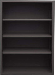 Durham - 3 Shelves, 3,600 Lb Capacity, Closed Shelving System - 48" Wide x 24" Deep x 60" High, Gray - USA Tool & Supply