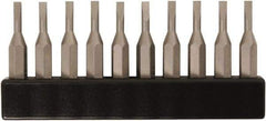 Wiha - 0.8mm Blade, 5/32" Drive Slotted Screwdriver Bit - 1-7/64" OAL - USA Tool & Supply