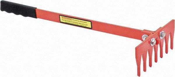 Interstate - Steel Rake - 19" OAL - USA Tool & Supply