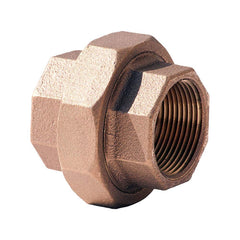 Merit Brass - Brass & Chrome Pipe Fittings Type: Union Fitting Size: 1-1/4 - USA Tool & Supply