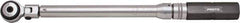 Proto - 3/8" Drive Click Type Torque Wrench - 10 Ft/Lb to 100 Ft/Lb Torque, 16-9/16" OAL, 1 Ft/Lb Graduation, Pear Head - USA Tool & Supply
