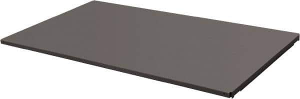 Durham - 14-3/8" Long x 47-1/2" Wide, Gray Steel Shelf - 400 Lb Capacity, Use with Mesh Stock Truck - USA Tool & Supply