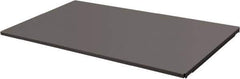 Durham - 14-3/8" Long x 47-1/2" Wide, Gray Steel Shelf - 400 Lb Capacity, Use with Mesh Stock Truck - USA Tool & Supply