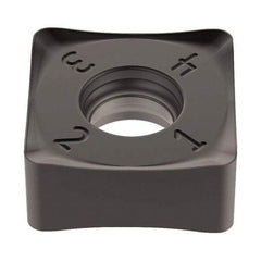 Seco - SNMU120410 M10 Grade MS2500 Carbide Milling Insert - TiCN/Al2O3 Finish, 13/64" Thick, 12mm Inscribed Circle, 1mm Corner Radius - USA Tool & Supply