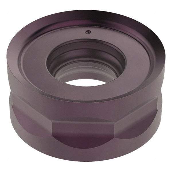 Seco - RNMU1204M0 ME10 Grade MP2050 Carbide Milling Insert - TiAlN/TiSiN Finish, 3/16" Thick, 12mm Inscribed Circle, 6mm Corner Radius - USA Tool & Supply